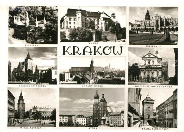 Krakow Krakau Wawel Rynek Brama Florianska