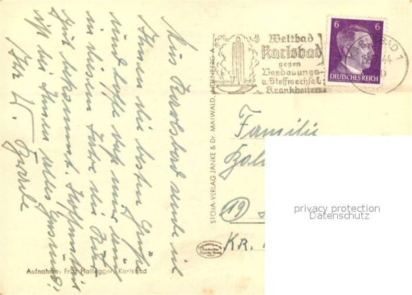 Karlsbad Eger Mühlenkolonnade – Bild 2