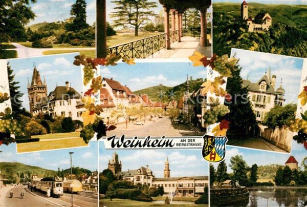 Weinheim Bergstrasse Schloss Strassenbahn