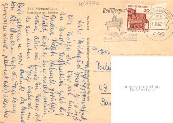 Bad Mergentheim Marktplatz Rathaus – Bild 2