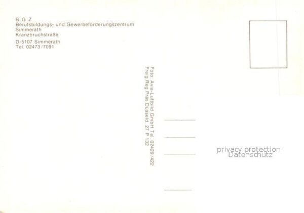 Simmerath Fliegeraufnahme Berufsbildungs- Gewerbe – Bild 2