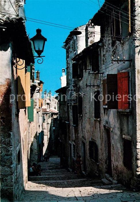 Rovinj Istrien Strassenansicht