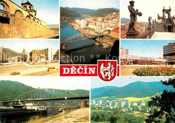 Decin Boehmen Labe cast mesta