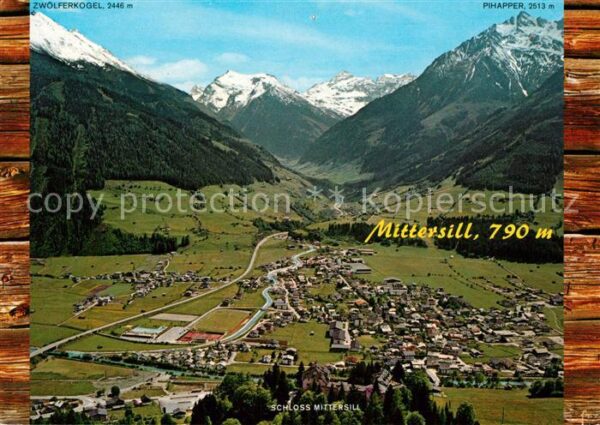 Mittersill Oberpinzgau Fliegeraufnahme Schloss Pass Thurn