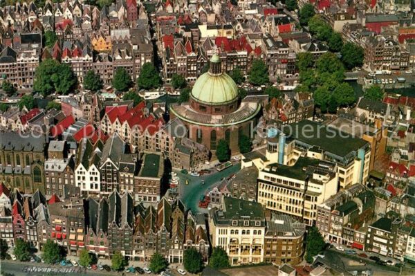 Amsterdam Niederlande Fliegeraufnahme Lutherse Kerk