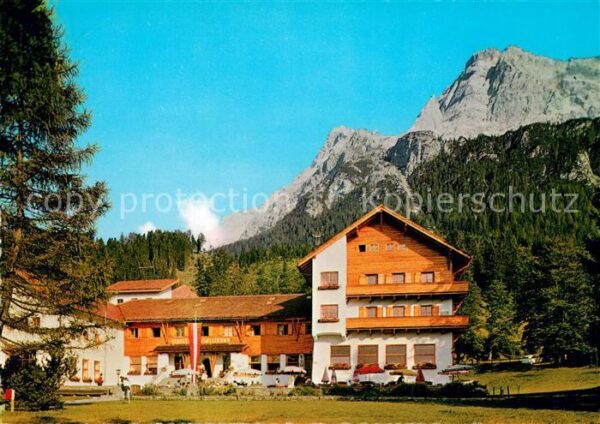 Ehrwald Tirol Talstation Tiroler Zugspitzbahn