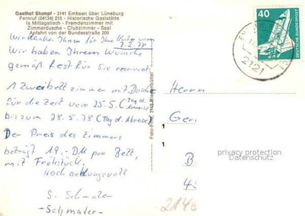 Embsen Lueneburg Gasthof Stumpf – Bild 2
