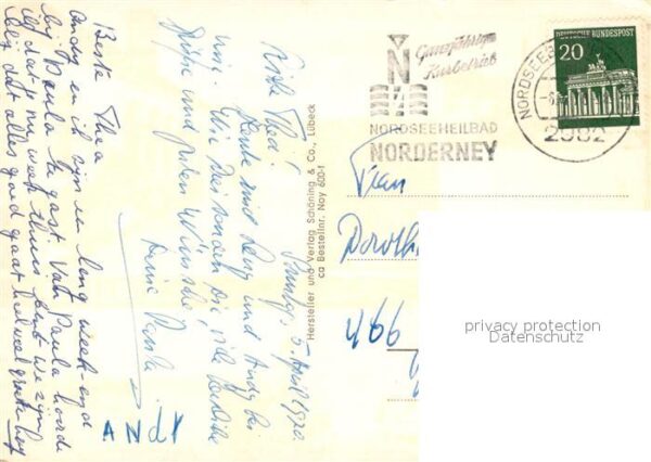 Norderney Nordseebad Kaiserstrasse Denkmal M.S. Frisia III – Bild 2