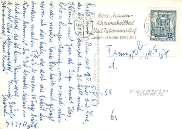 Bad Tatzmannsdorf Burgenland Kursanatorium – Bild 2