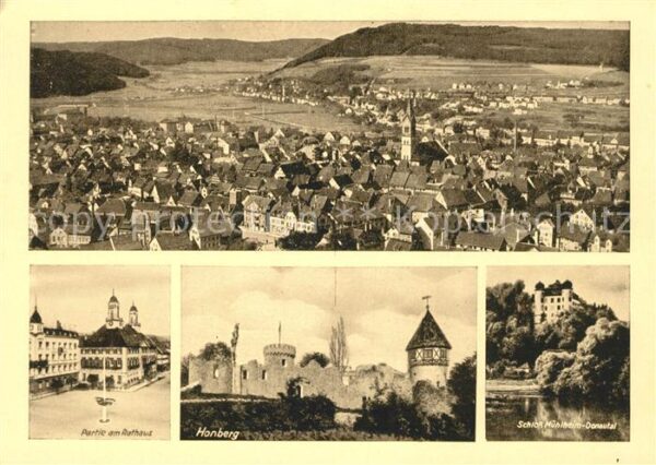 Tuttlingen Rathaus Honberg Schloss Mühlheim