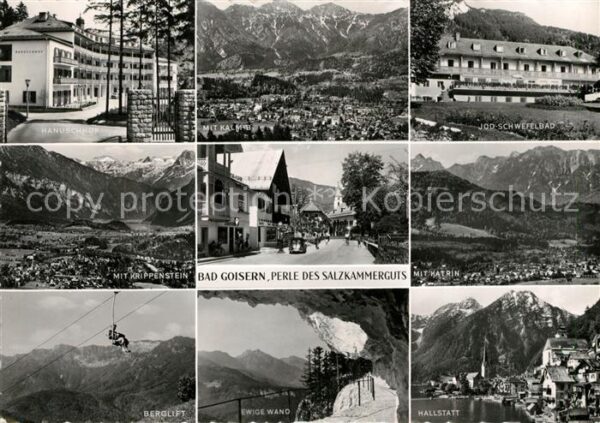Goisern Salzkammergut Bad Panorama Berglift Hallstatt