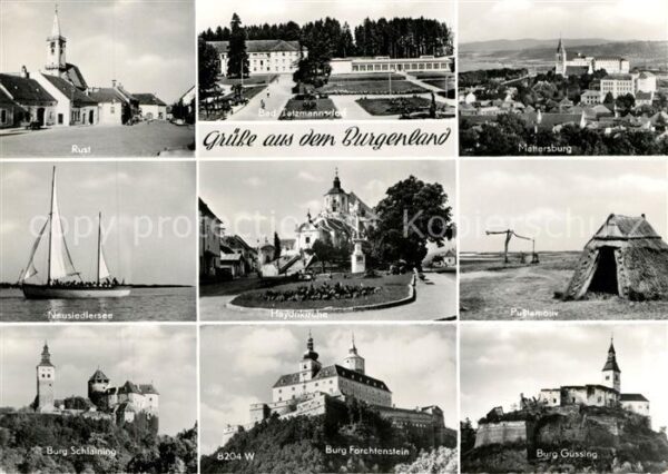 Burgenland Oesterreich Burg Güssing NeusiedlerseeMatterburg Ru
