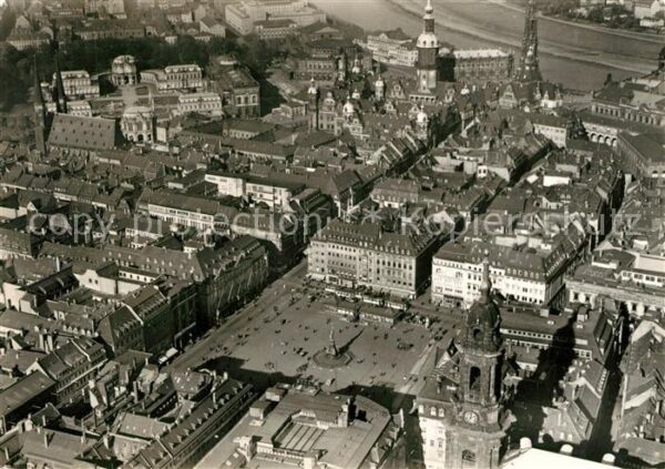 Dresden Fliegeraufnahme Altmarkt vor 1945