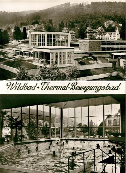 Wildbad Schwarzwald Thermal Bewegungsbad Freibad Liegehalle