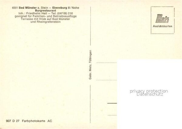 Bad Muenster Stein Ebernburg Fliegeraufnahme – Bild 2