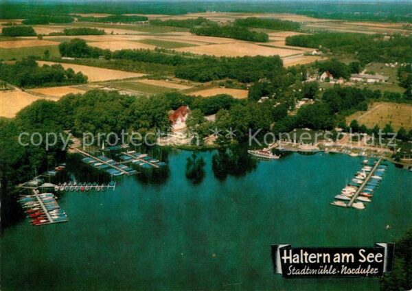 Haltern See Fliegeraufnahme Stadtmühle Nordufer