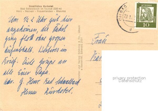 Bad Schwalbach Staatliches Kurhotel – Bild 2