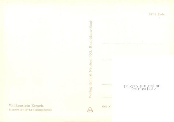 Wolkenstein Erzgebirge Handwerker Erholungsheim – Bild 2