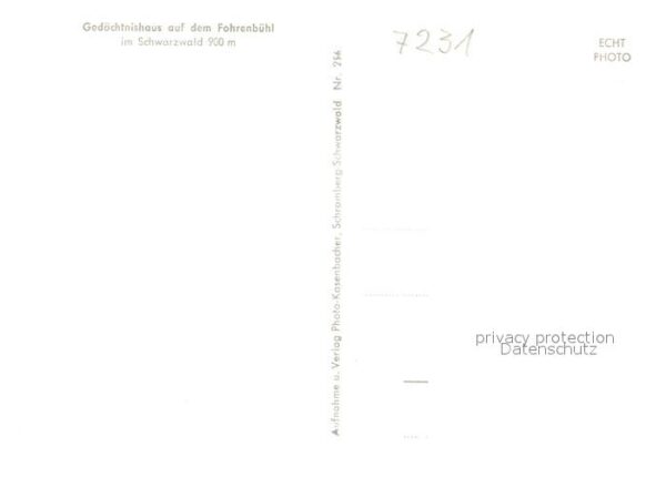 Fohrenbuehl Gedächtnishaus – Bild 2