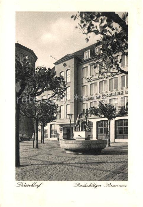 Duesseldorf Radschläger Brunnen