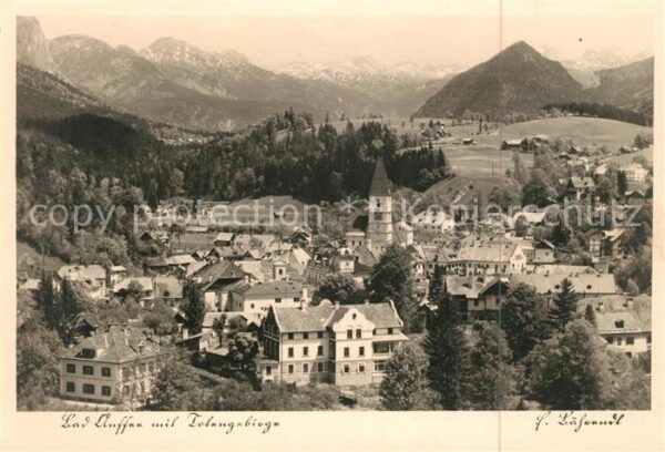 Bad Aussee Steiermark Panorama Totengebirge