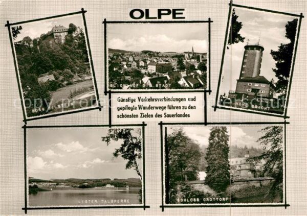 Olpe Stadt Burg Bilstein Hohe Bracht Lister Talspe