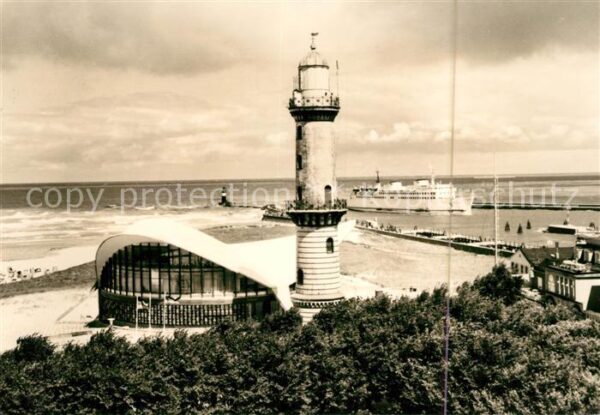 Warnemuende Ostseebad Hafeneinfahrt Fähre