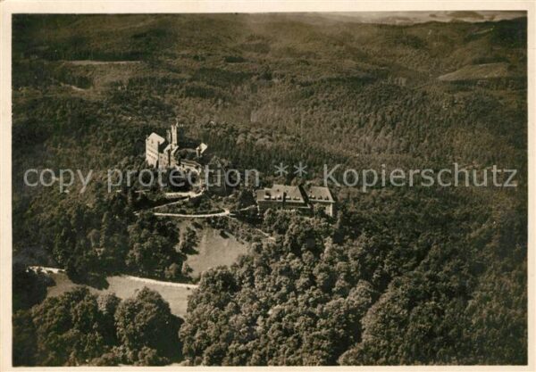 Eisenach Thueringen Wartburg Fliegeraufnahme Junkers