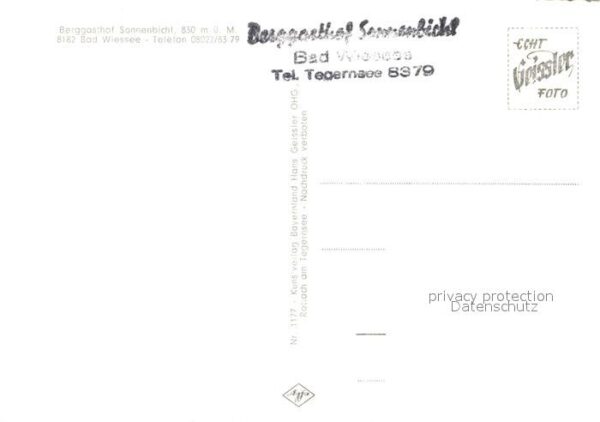 Wiessee Bad Gasthaus Sonnenbichl – Bild 2