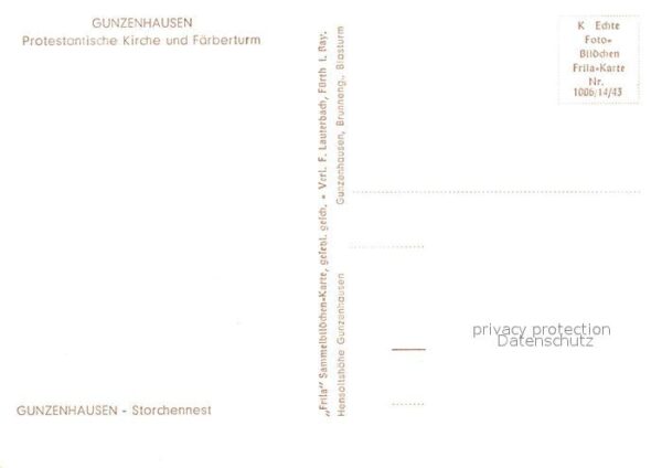 Gunzenhausen Altmuehlsee Kirche Färberturm Storchennest – Bild 2