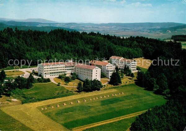 Cham Oberpfalz Fliegeraufnahme Bayerwaldsanatorium Win