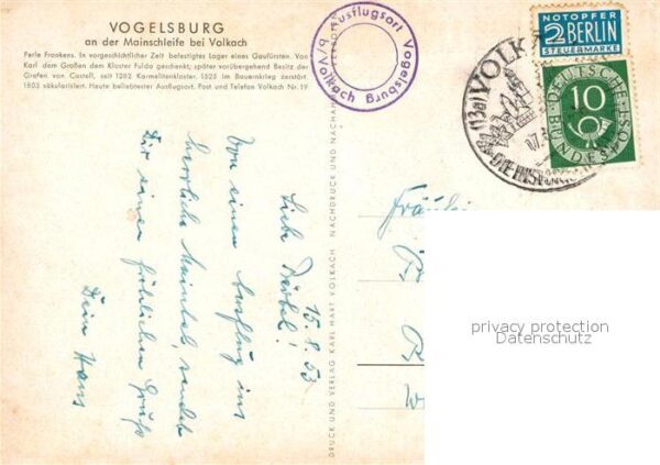 Vogelsburg Volkach Panoramakarte – Bild 2