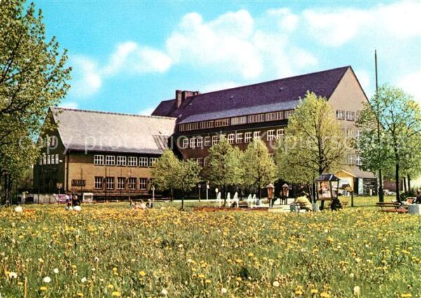 Johanngeorgenstadt Platz des Bergmanns Wismut Handel Kaufh