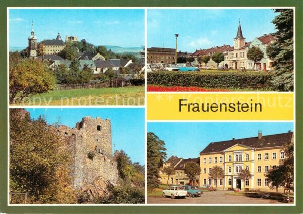Frauenstein Brand-Erbisdorf Schloss Burgruine Markt Polytechnische