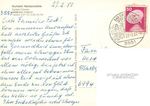 Bad Endbach Kurheim Heckenmühle – Bild 2