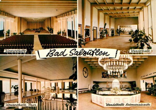 Salzuflen Bad Konzerthalle Wandelhalle Foyer Brunnena