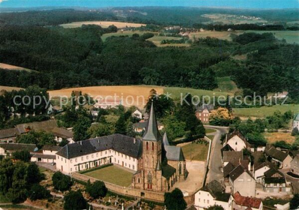 Boedingen Fliegeraufnahme Pfarr Wallfahrtskirche