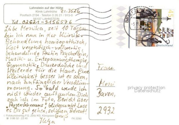 Lahnstein Fliegeraufnahme Klinik Lahnhöhe – Bild 2