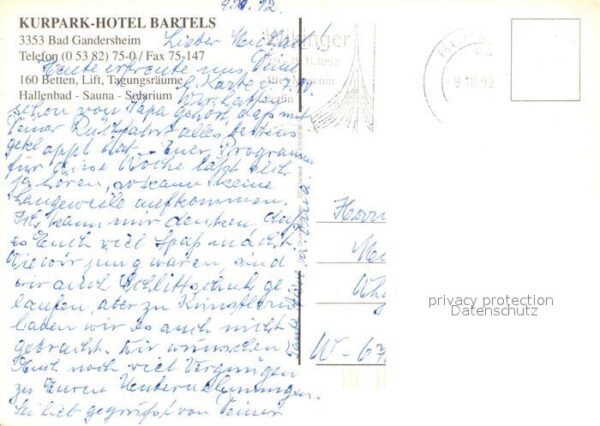 Bad Gandersheim Kurpark Hotel Bartels Schwimmbad – Bild 2