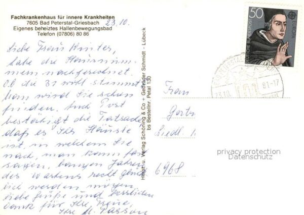 Peterstal-Griesbach Bad Fachkrankenhaus innere Krankheiten – Bild 2