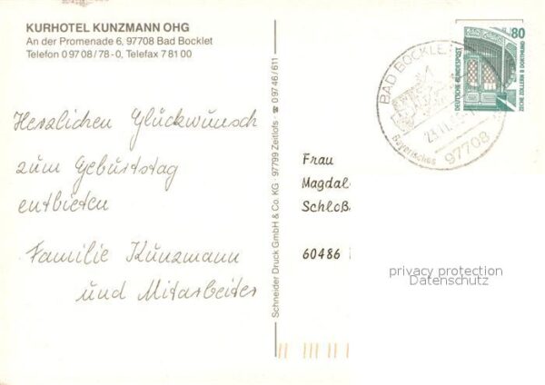 Bocklet Bad Kurhotel Kunzmann – Bild 2