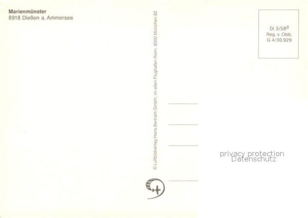 Diessen Ammersee Fliegeraufnahme Marienmünster – Bild 2