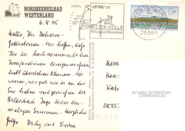 Westerland Sylt Fliegeraufnahme Strand – Bild 2
