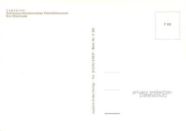 Rammsee Kiel Freilichtmuseum Panoramakarte Lageplan – Bild 2