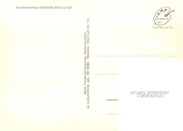 Westerland Sylt Fliegeraufnahme Strand – Bild 2