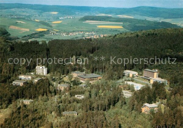 Lippoldsberg Fliegeraufnahme Klinik