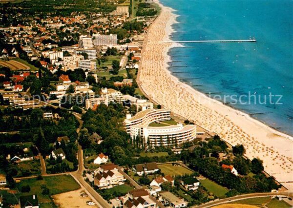 Groemitz Ostseebad Fliegeraufnahme Strand