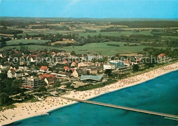Scharbeutz Ostseebad Fliegeraufnahme Seebrücke Meerwasserwel