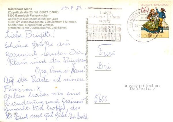Garmisch-Partenkirchen Gästehaus Maria – Bild 2