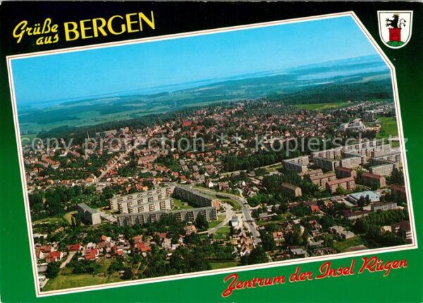 Bergen Ruegen Fliegeraufnahme